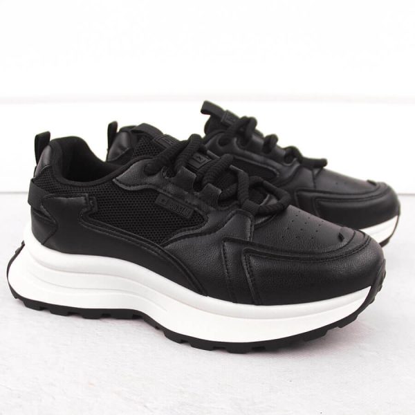 Buty sportowe na platformie czarne Big Star NN274A106