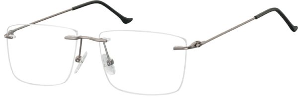 Bezramkowe Okulary oprawki korekcyjne Sunoptic 988B jasne grafitowe