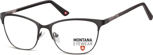 Okulary oprawki Kocie optyczne Montana MM606 czarno-grafitowe