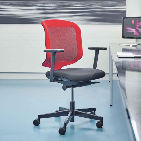 Krzesło Giroflex 434 czerwony
