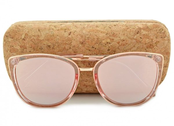 Damskie okulary kocie przeciwsłoneczne Lustrzane STD-88