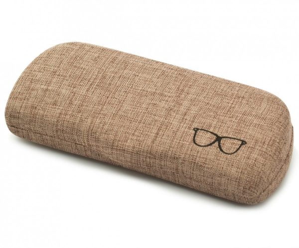 Etui Futerał na okulary ET-104A jasny brąz