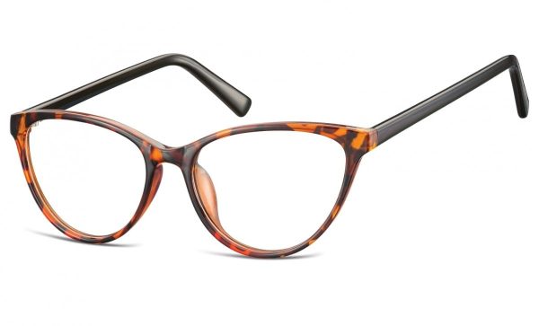 Oprawki korekcyjne okulary Kocie Oczy zerówki Sunoptic CP127C szylkret