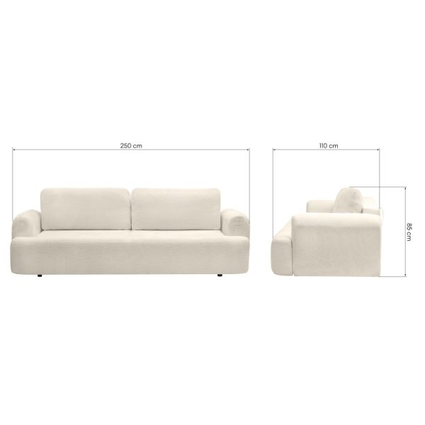 Sofa rozkładana Letto P z pojemnikiem