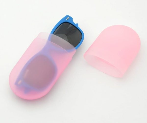 Etui Futerał na okulary dla dzieci Różowe STHC-21S-B