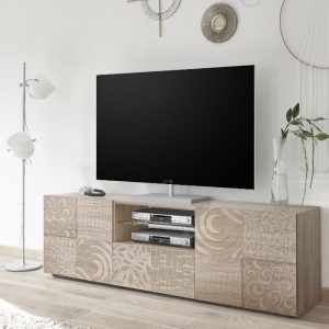 Szafka RTV dąb sonoma mat 181 cm Vero