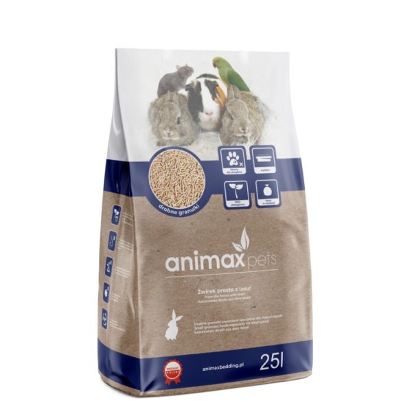 Animax Pets pelet  4 mm żwirek niezbrylający  - 25L, 15kg