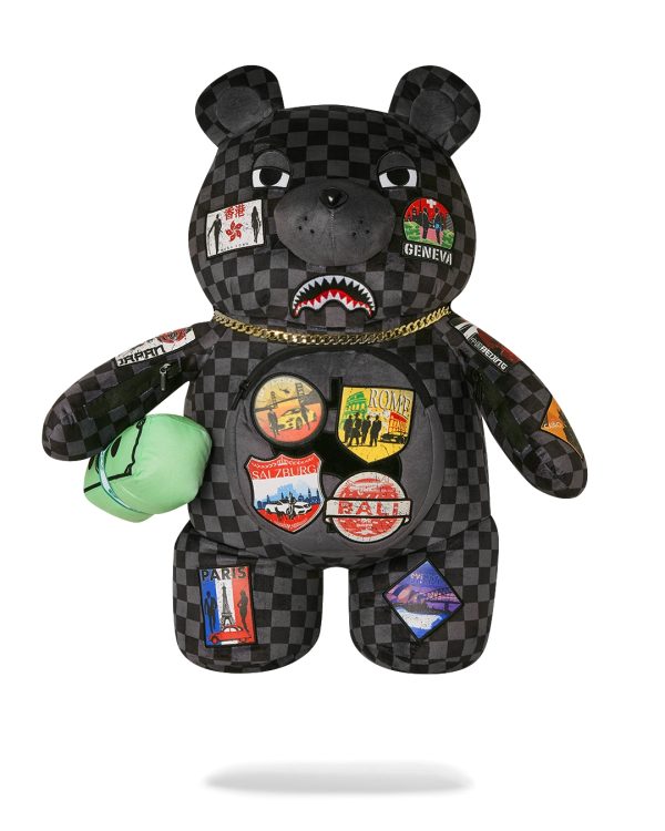 PLECAK W KSZTAŁCIE PLUSZOWEGO MISIA "GLOBAL MOGUL UNLIMITED MILES MONEYBEAR"