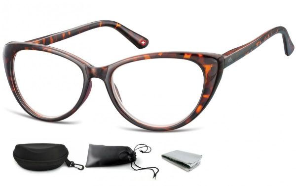 Plusy Okulary Do Czytania damskie Kocie MR64A moc: +3,5