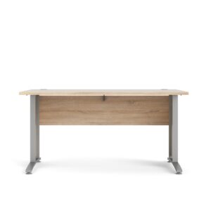 Biurko proste dąb sonoma / szare mat 150 cm Prima