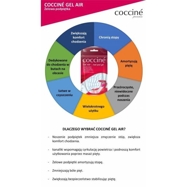 Żelowe podpiętki Coccine Gel Air