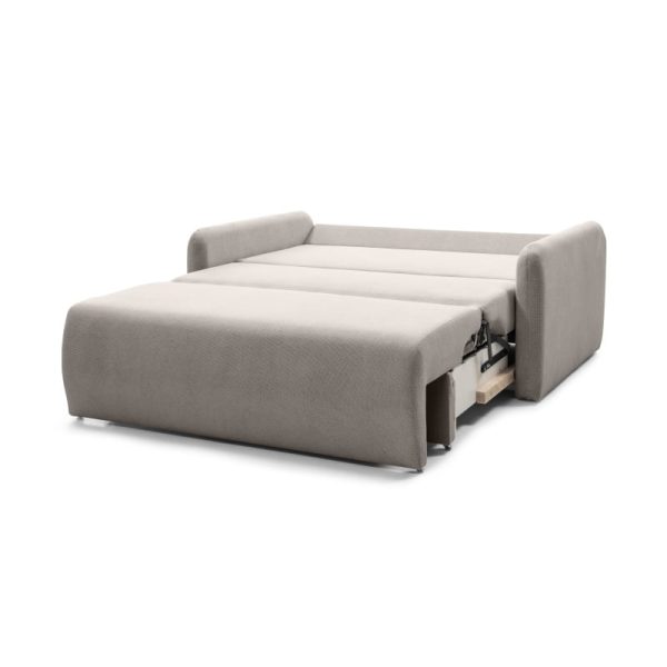 Sofa z funkcją spania i pojemnikiem Diosa Maxi, beżowoszara