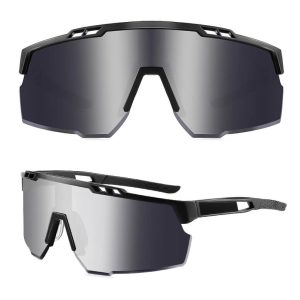 Sportowe okulary przeciwsłoneczne z filtrem UV400 SVM-13J czarne