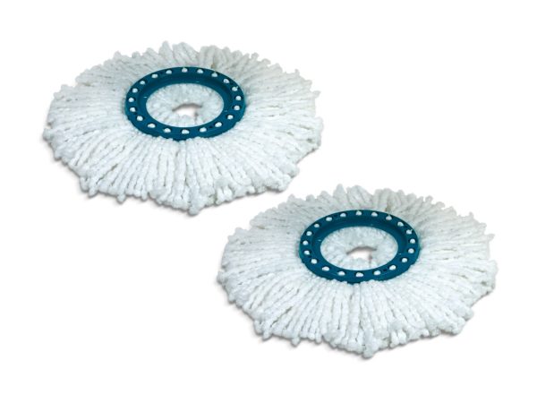 Zestaw 2 sztuk zapasowa głowica z mikrofibry do Clean Twist Mop