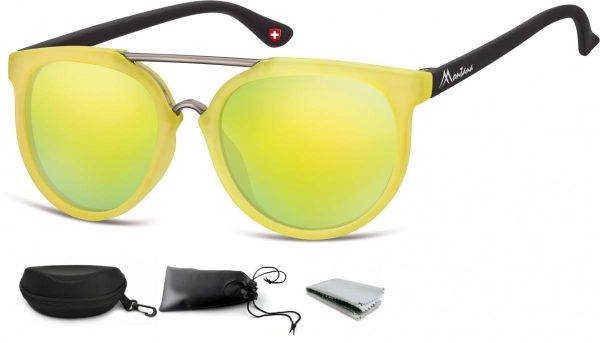 Okulary dziecięce lenonki Unisex lustrzanki matowe CS70C