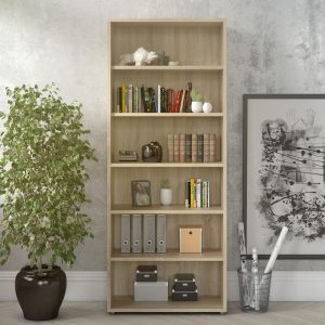 Regał na książki dąb sonoma mat 89 x 40 x 221 cm Prima