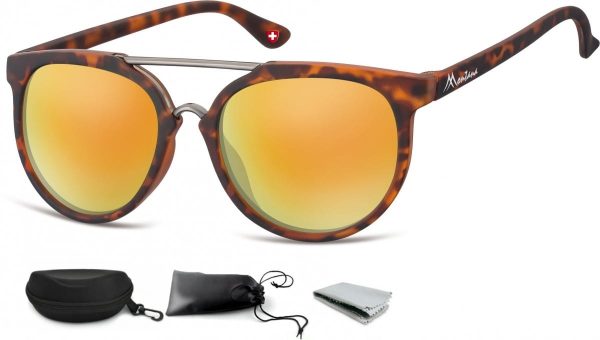 Okulary dziecięce lenonki Unisex lustrzanki matowe CS70A
