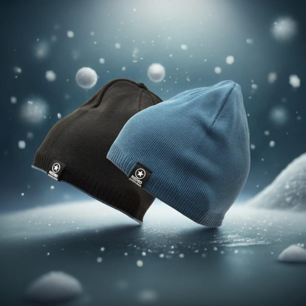 Dwustronna Męska Zimowa Czapka Niebieski/Czarny - L/XL REDSD ST-514C