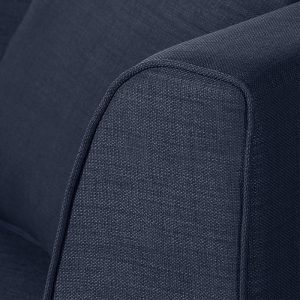 Sofa 3-osobowa tapicerowana granatowa Lily