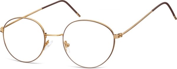 Lenonki Okulary oprawki optyczne 929G brązowa + kawowa
