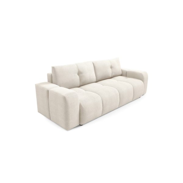 Sofa rozkładana z pojemnikiem Soho, jasnobeżowa