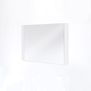 Lustro do przedpokoju białe 90 x 68 cm Ramona