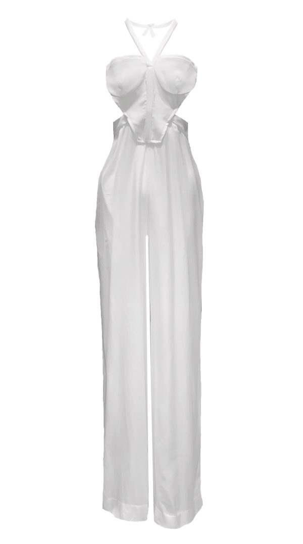 ELEGANCKI KOMBINEZON Z WYCIĘCIAMI