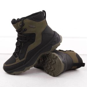 Wodoodporne buty męskie trekkingowe ocieplane khaki Filippo MTR6654