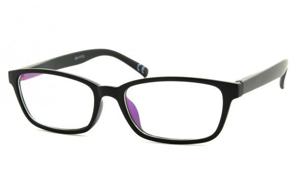 Okulary z filtrem Antyrefleksyjne zerówki Nerdy prostokątne DR-117-C2