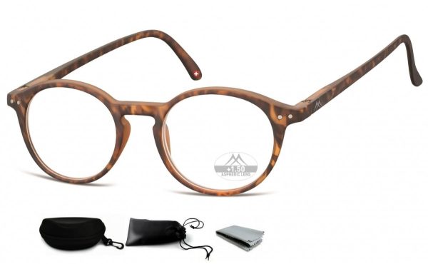 Asferyczne Okulary Lenonki do Czytania Montana Plusy MR65A moc: +3,5