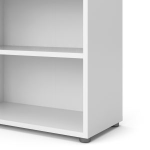 Regał na książki biały mat 89 x 40 x 113 cm Prima