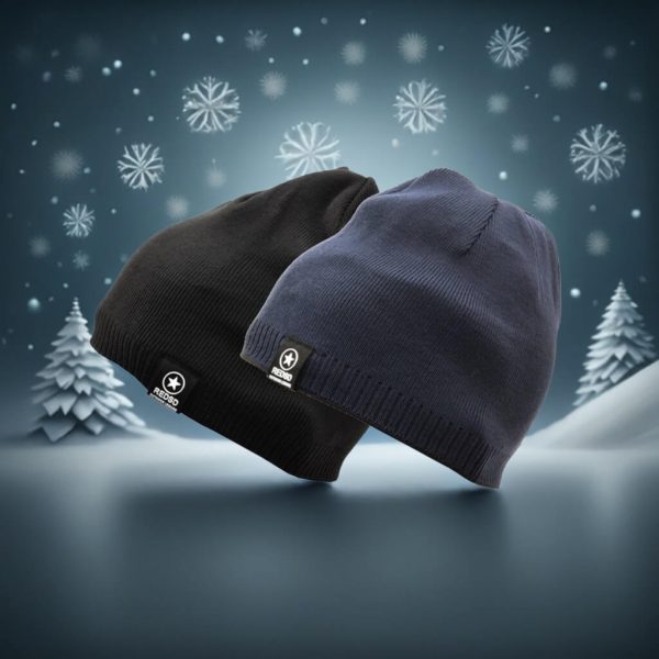 Dwustronna Męska Zimowa Czapka Czarny/Granat - L/XL REDSD ST-514
