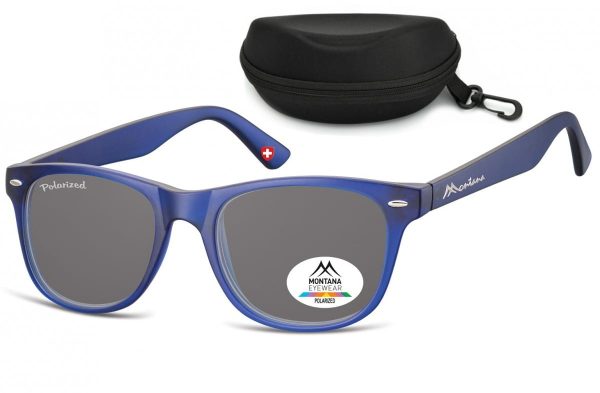 Okulary Nerdy Polaryzacyjne Montana MP10D niebieskie