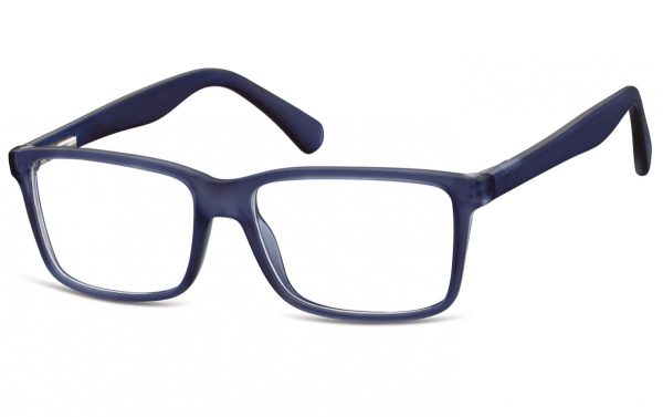 Okulary oprawki korekcyjne Nerdy zerówki Flex Sunoptic CP162G granatowe
