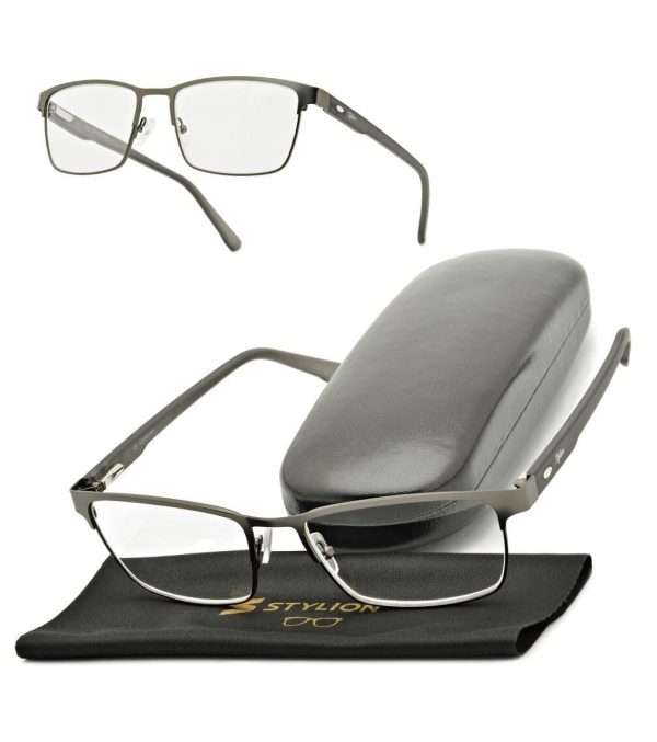 Plusy +3.00 Męskie okulary do czytania korekcyjne ST330 ze skazą!