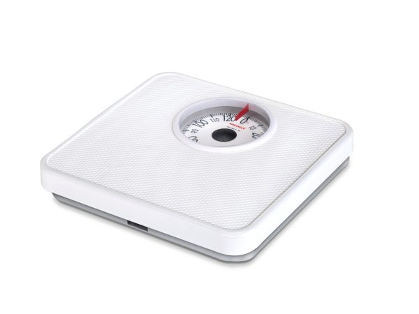 Analogowa waga łazienkowa Tempo White