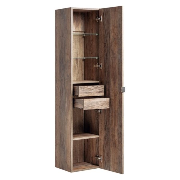Szafka łazienkowa słupek Santa Fe Oak 160 cm dąb