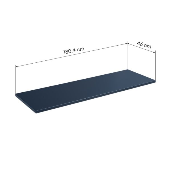 Blat łazienkowy Santa Fe Deep Blue 180 cm granatowy