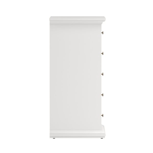 Komoda z szufladami biała mat 62 cm Paris