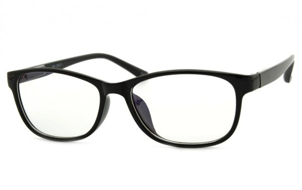 Okulary z filtrem Antyrefleksyjne zerówki Nerdy prostokątne DR-120-C1