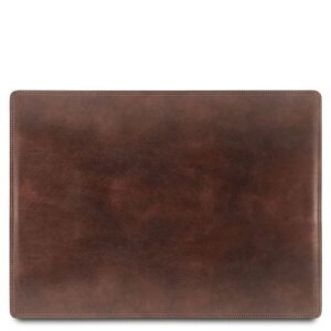 Tuscany Leather Ekskluzywna skórzana podkładka na biurko , kolor ciemny brąz TL141892