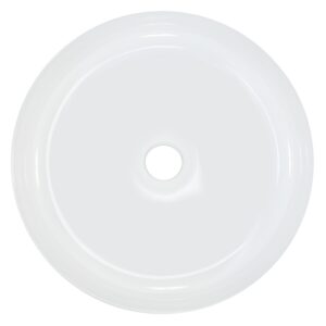 Umywalka nablatowa Maja, 36,5 cm, biały połysk