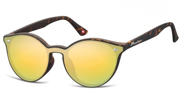 Okulary Pełne LUSTRO okrągłe lenonki lustrzane MS46C