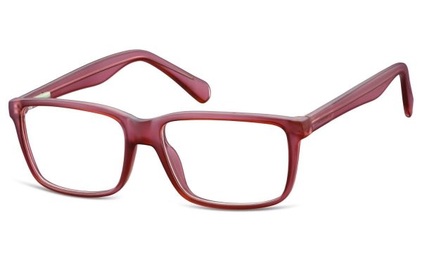 Okulary oprawki korekcyjne Nerdy zerówki Flex Sunoptic CP162F burgund
