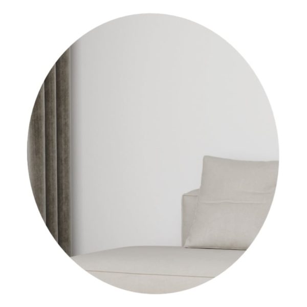 Lustro wiszące Trend 75 cm, okrągłe z oświetleniem LED