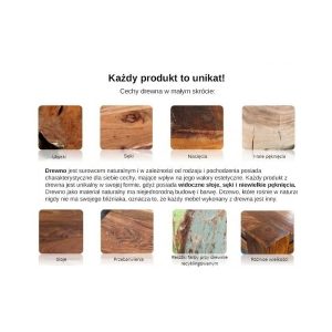 Szafka RTV Clemente, dwudrzwiowa, z lamelami, naturalna