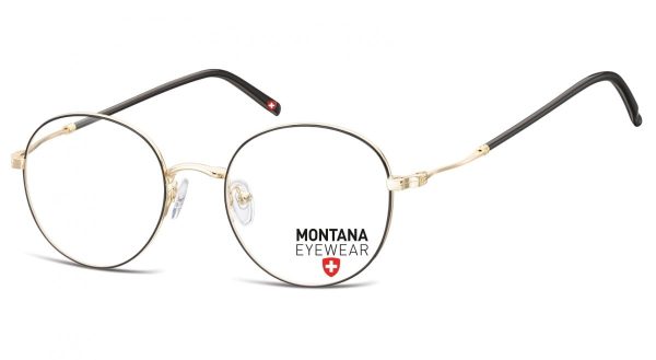 Lenonki okulary Oprawki optyczne MM598D czarno-złote