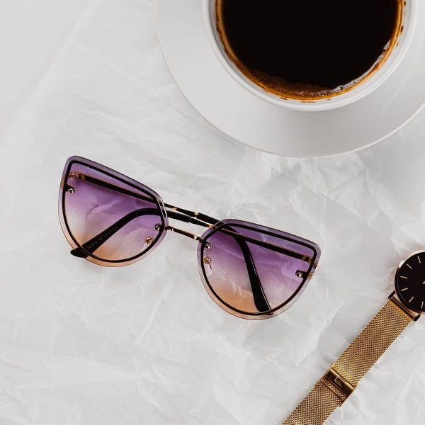 Okulary przeciwsłoneczne Kocie oczy damskie STD-70