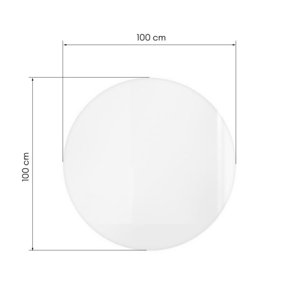 Lustro wiszące z oświetleniem LED Andrea, 100 cm, okrągłe, Anti-Fog