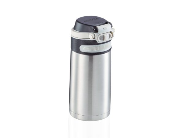 Kubek termiczny Flip 350 ml, srebrny